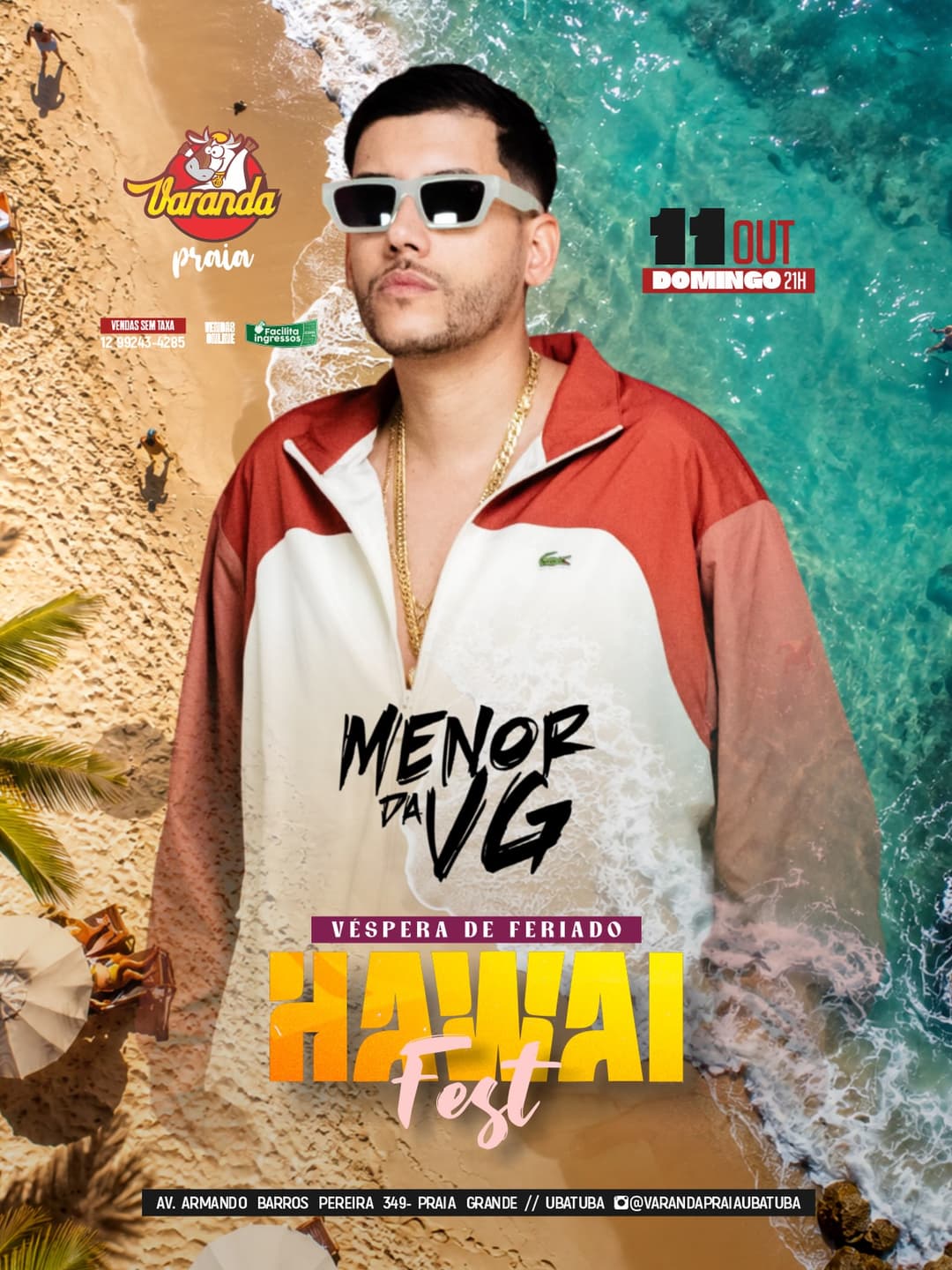 Flyer de MC Menor da VG