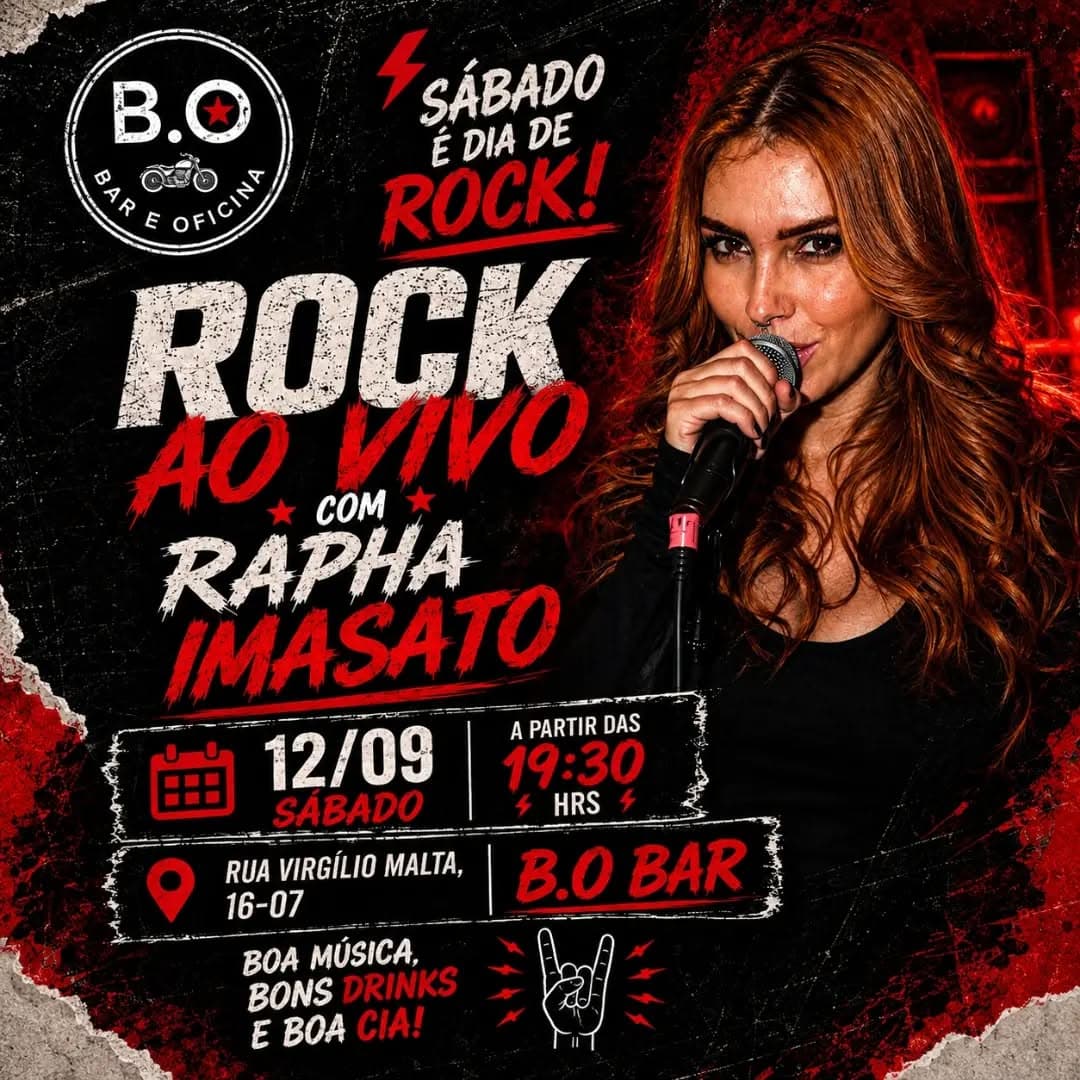 Flyer de Raphaela Imasato