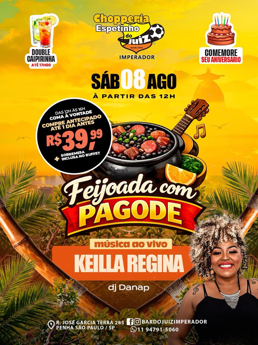 Flyer de Keilla Regina