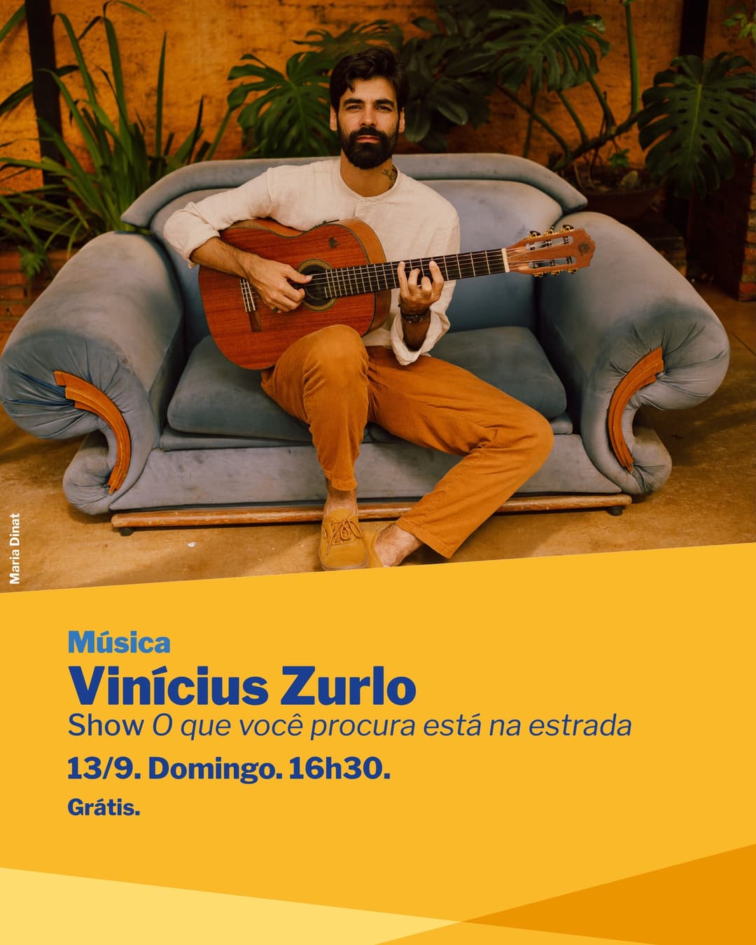 Flyer de Vinícius Zurlo