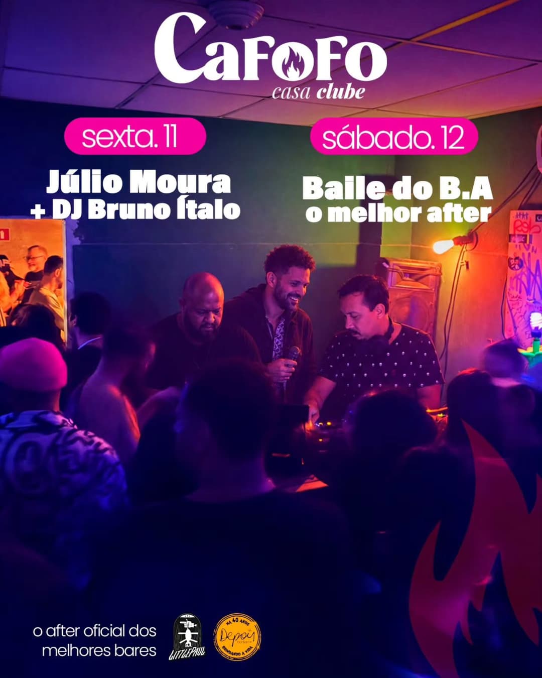 Flyer de Baile do B.A.