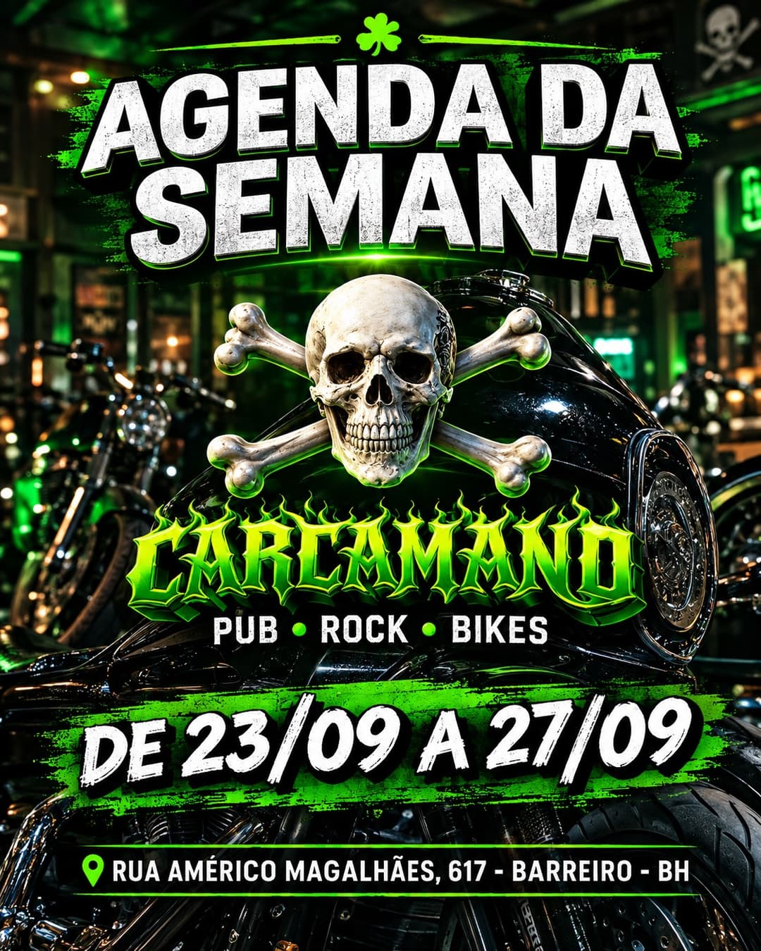 Flyer de Rafaela Barbosa