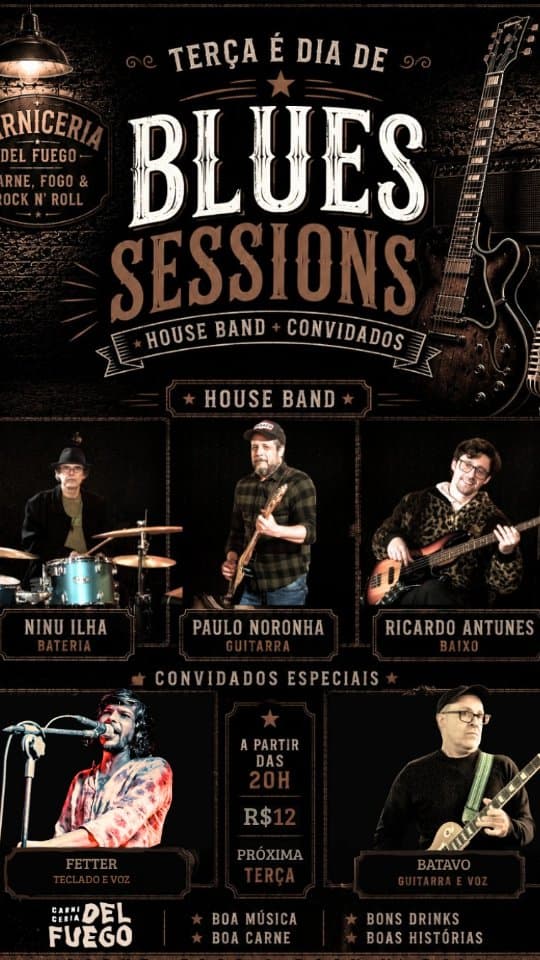 Flyer de House Band, Fetter e Batavo