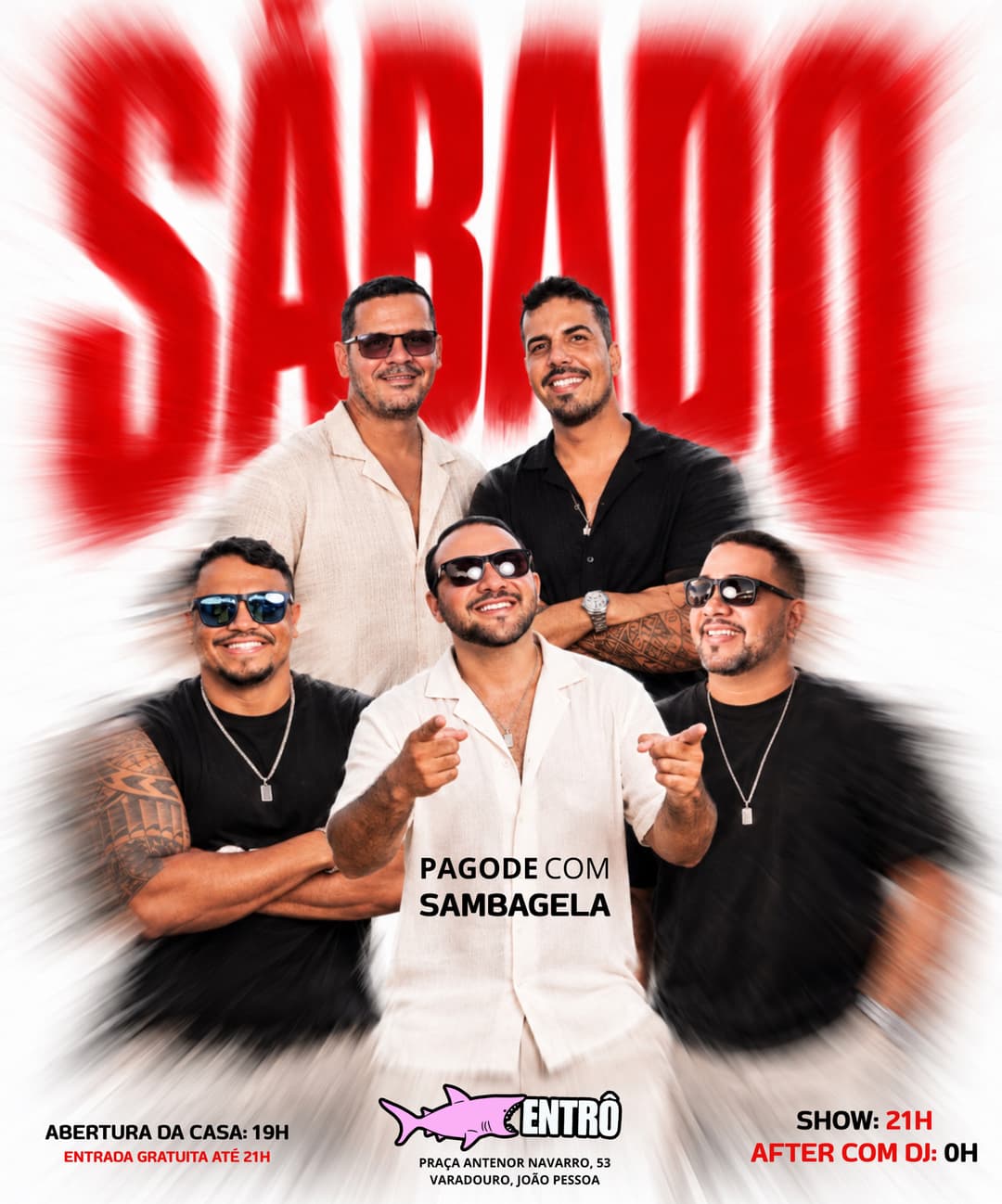 Flyer de Sambagelaoficial e jonathagomes