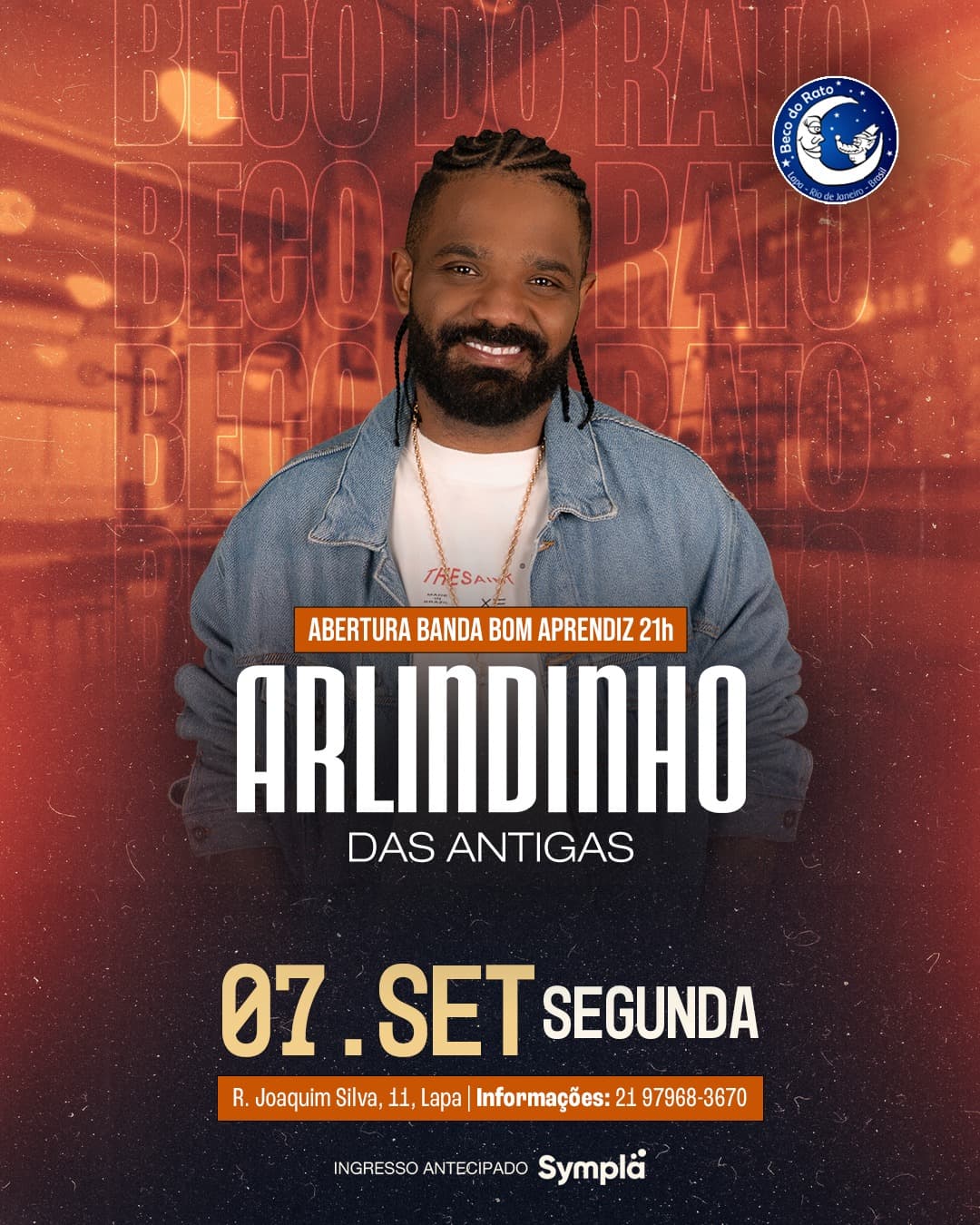 Flyer de Arlindinho