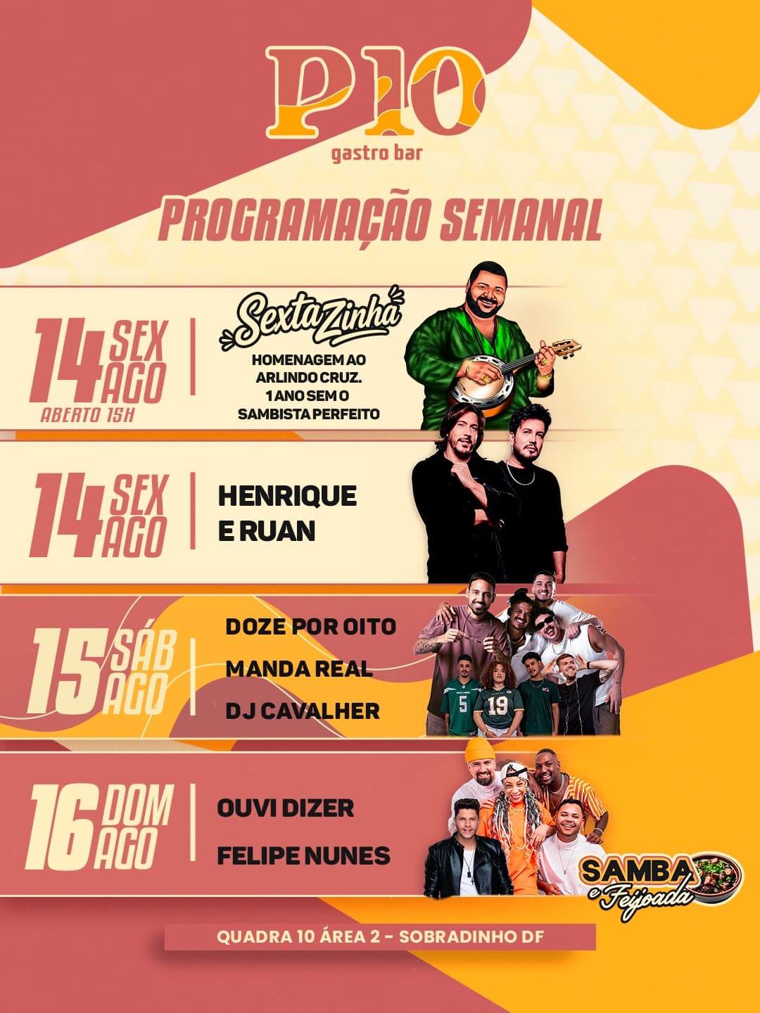 Flyer de Dois por Oito