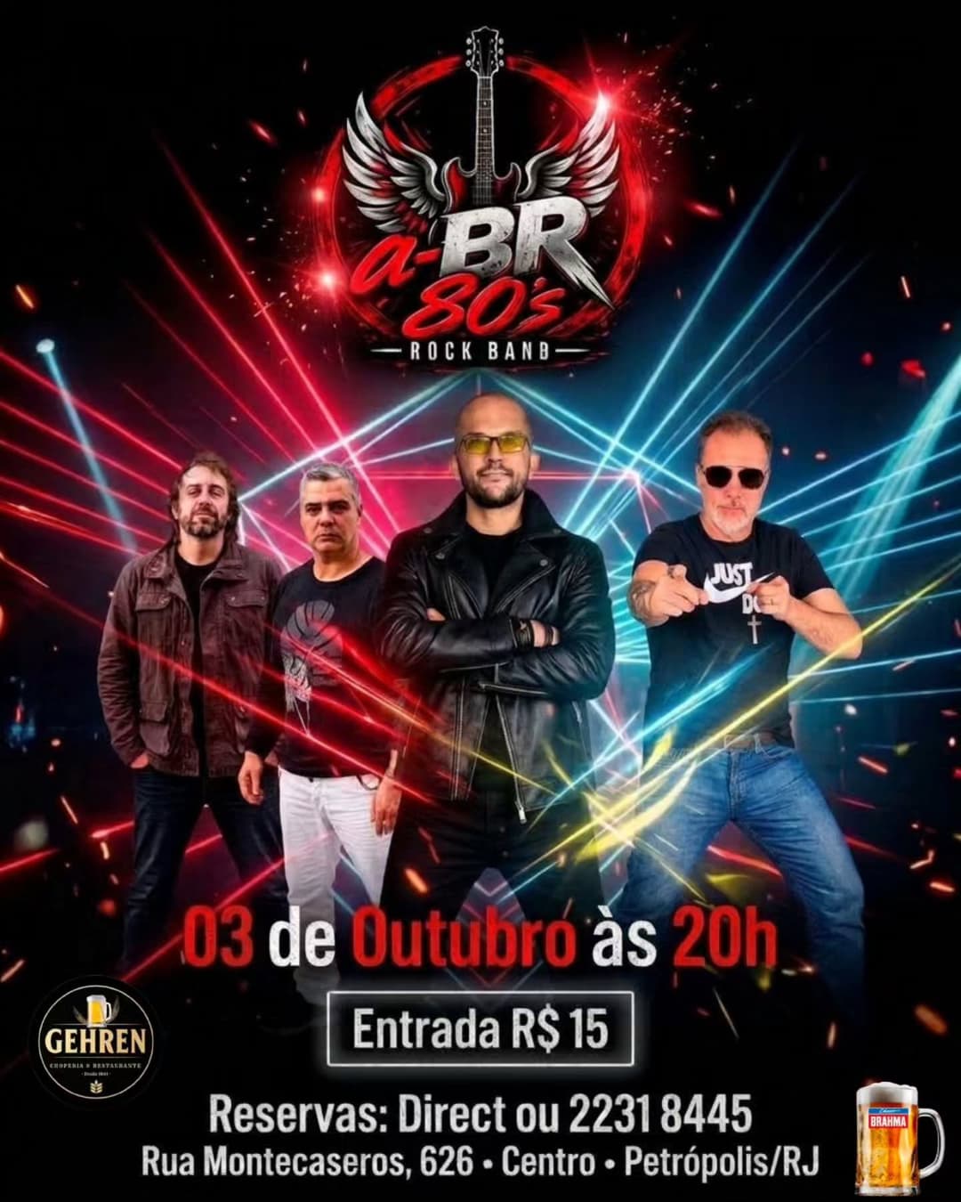 Flyer de abr80rockband