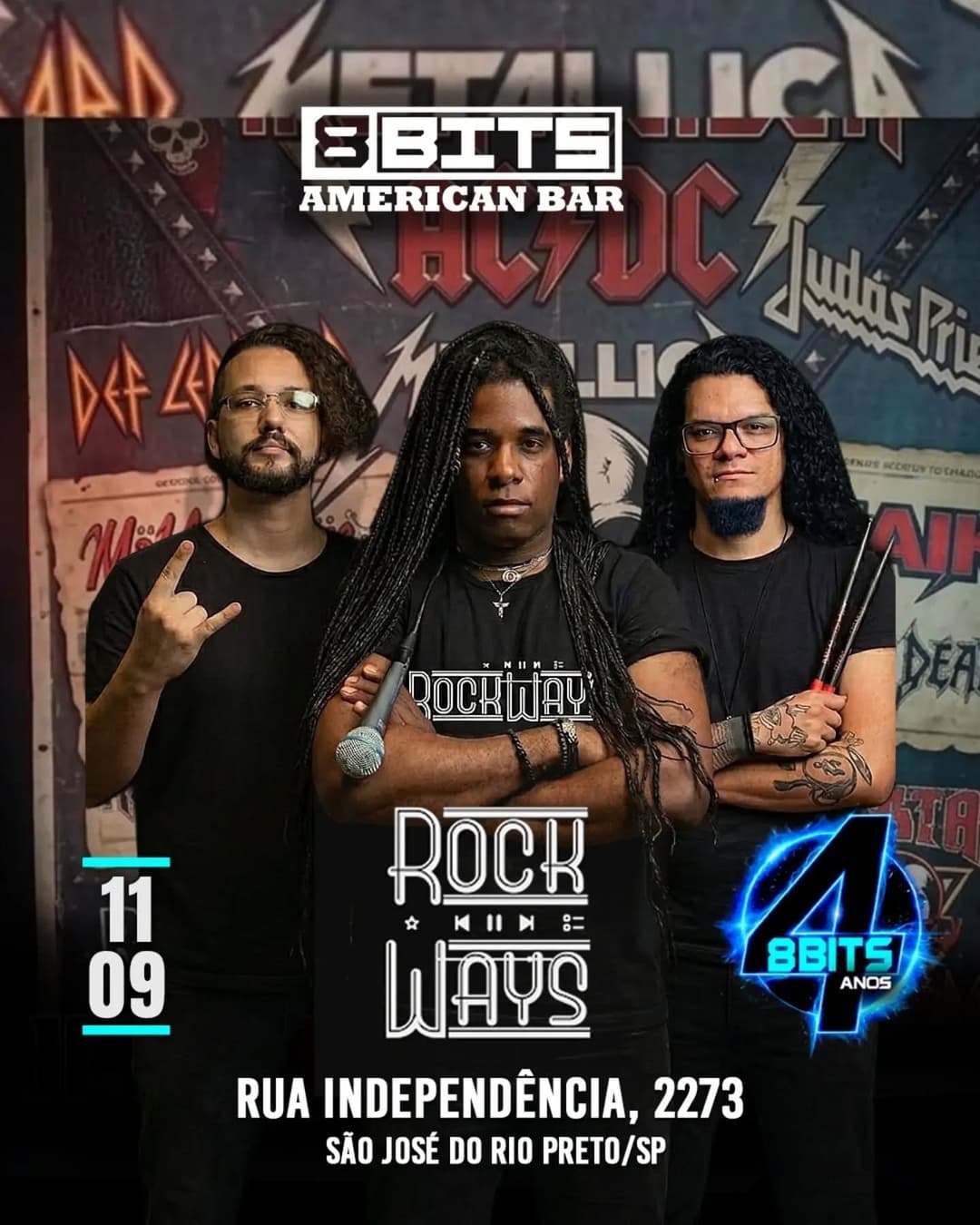 Flyer de Banda ROCK WAYS