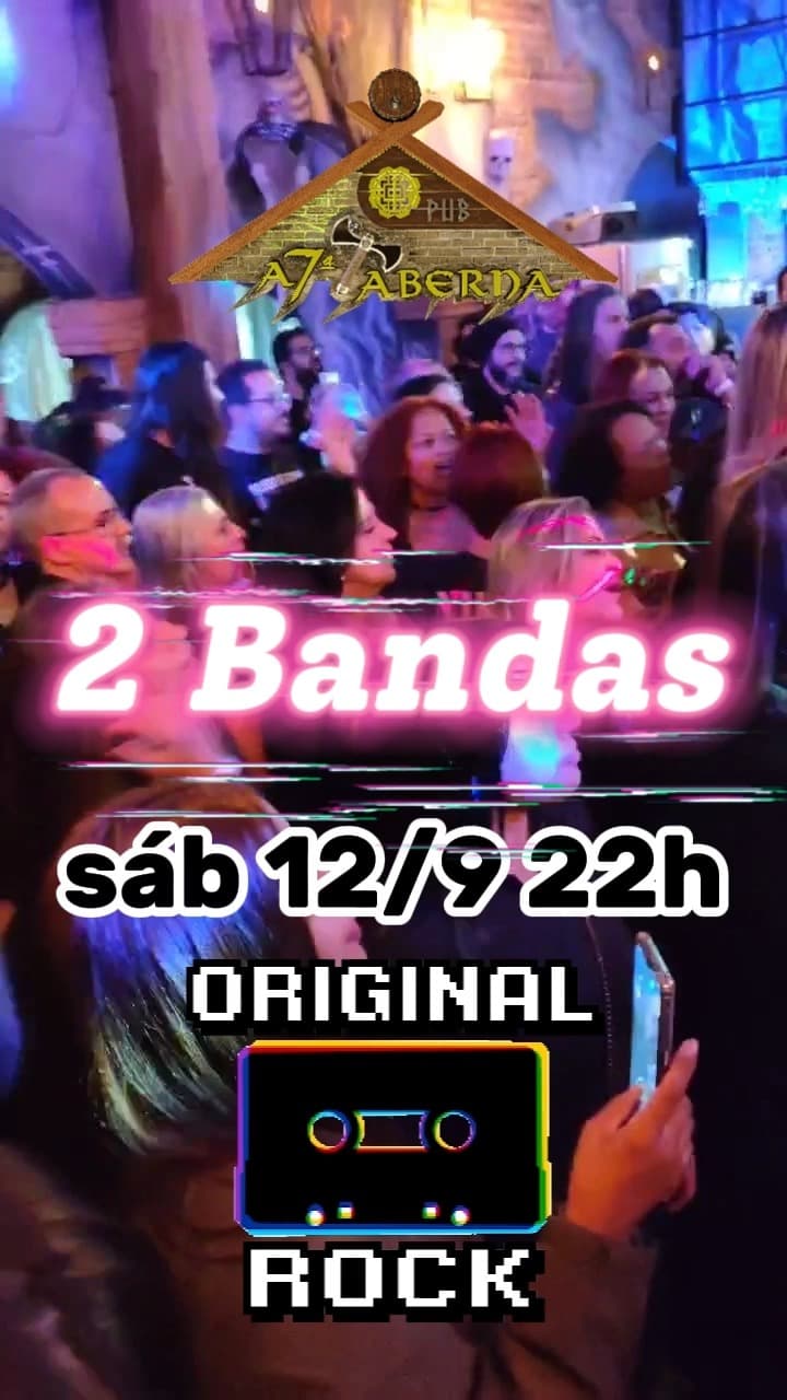 Flyer de Banda Original Rock e Banda InNome
