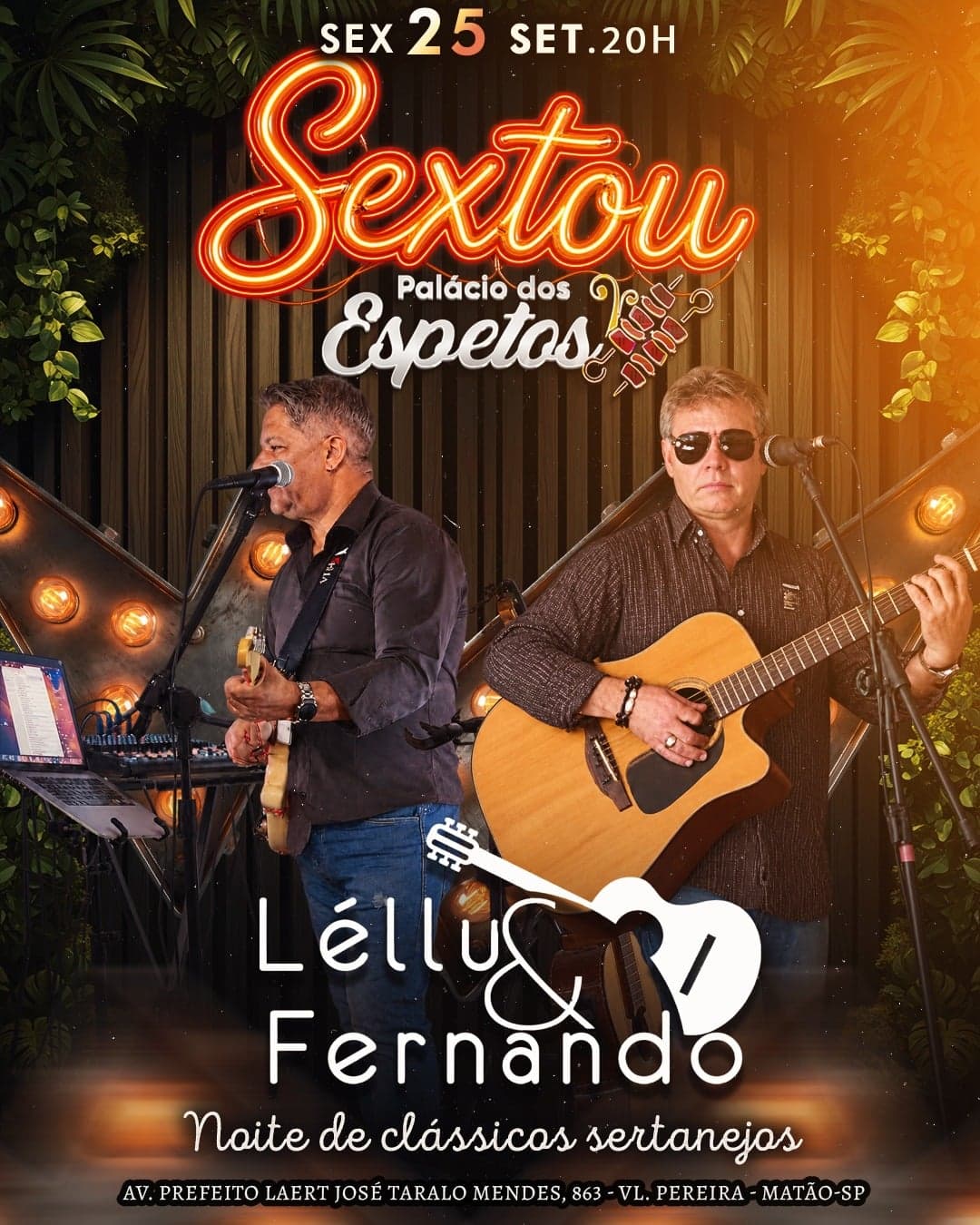 Flyer de Léllu & Fernando