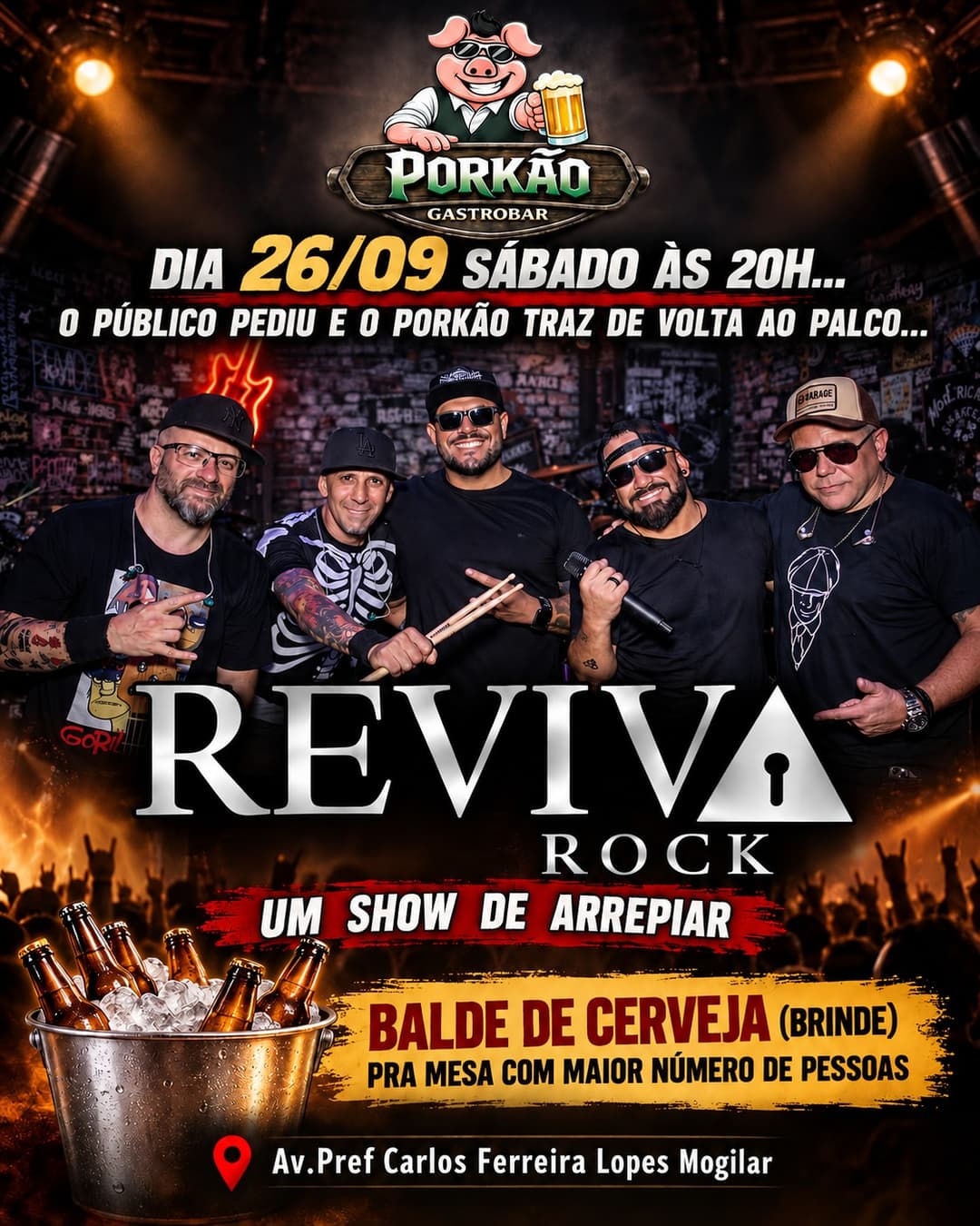 Flyer de Reviva Rock