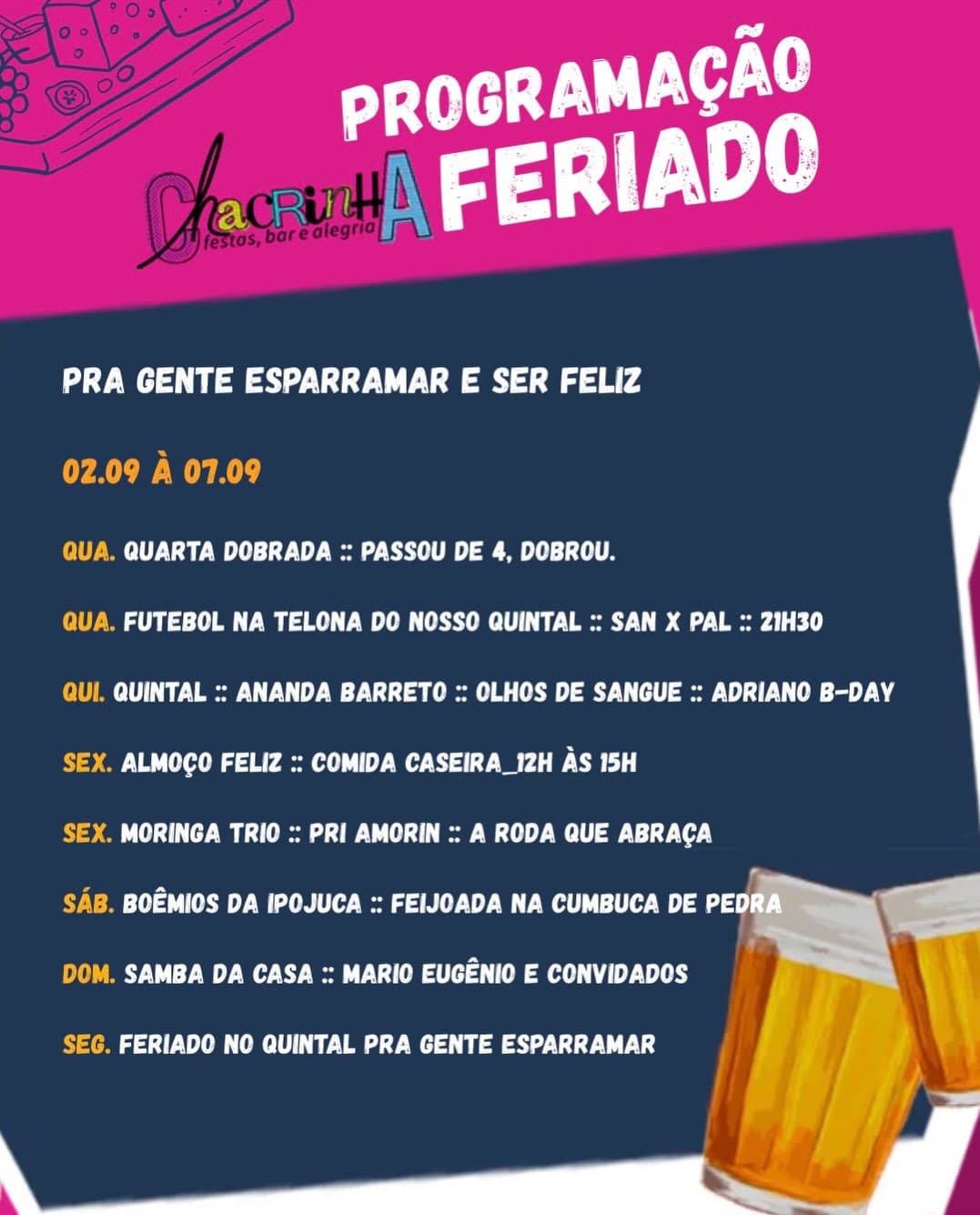 Flyer de Boêmios da Ipojuca e DJ Residente