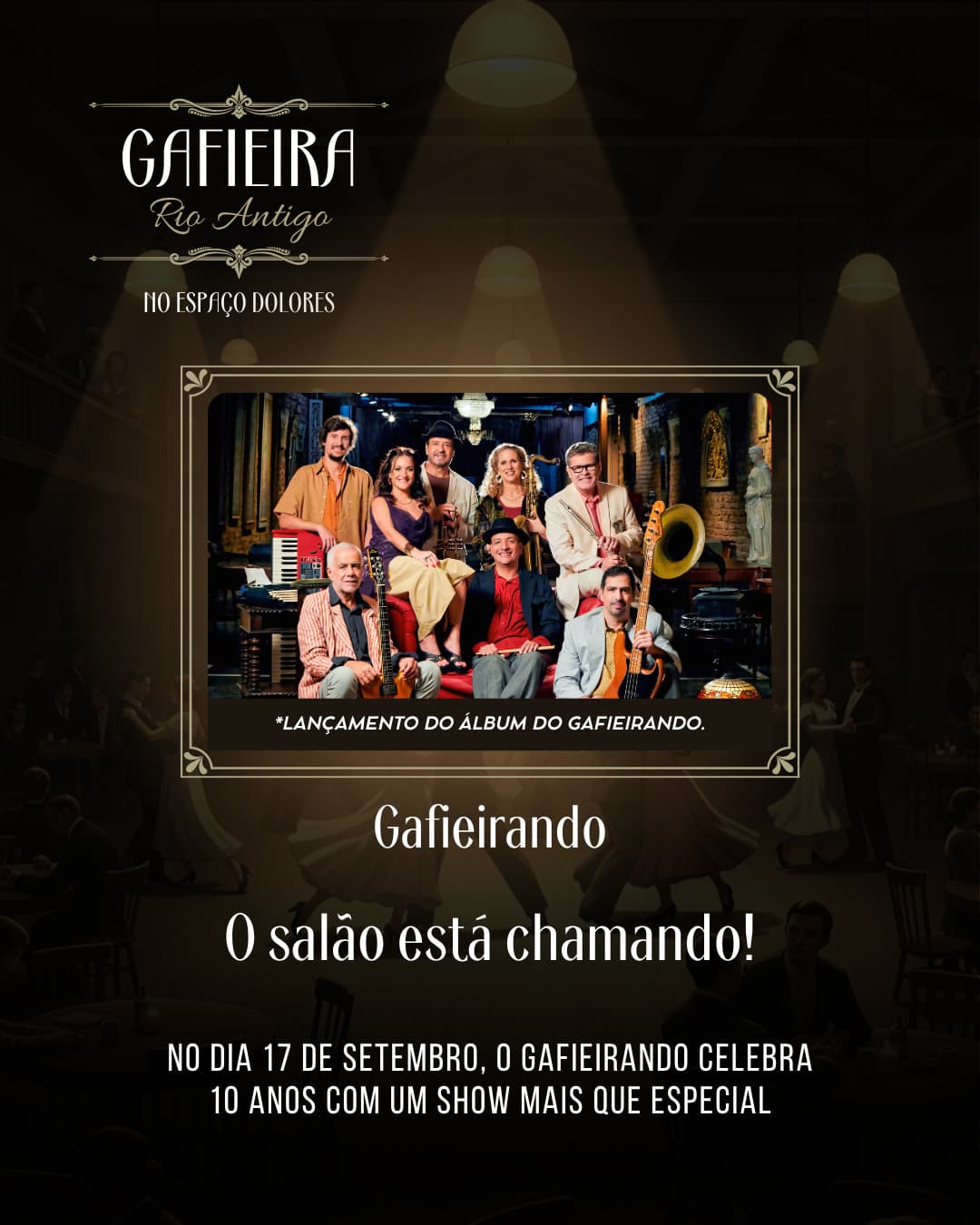Flyer de Gafieirando