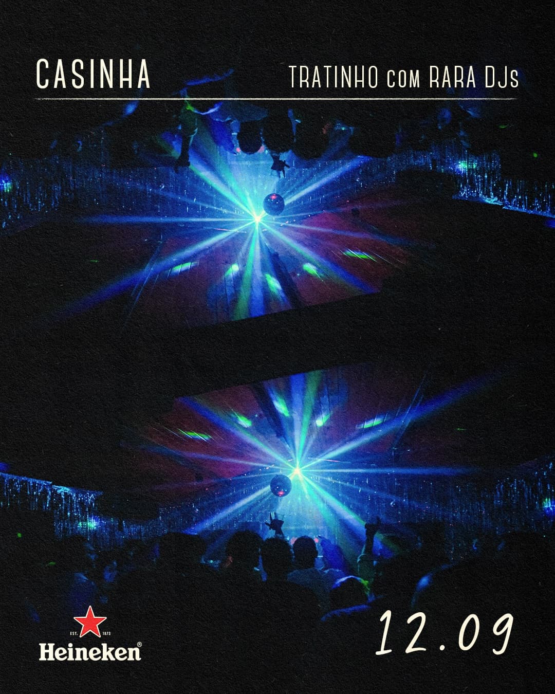 Flyer de TRATO e Rara DJs