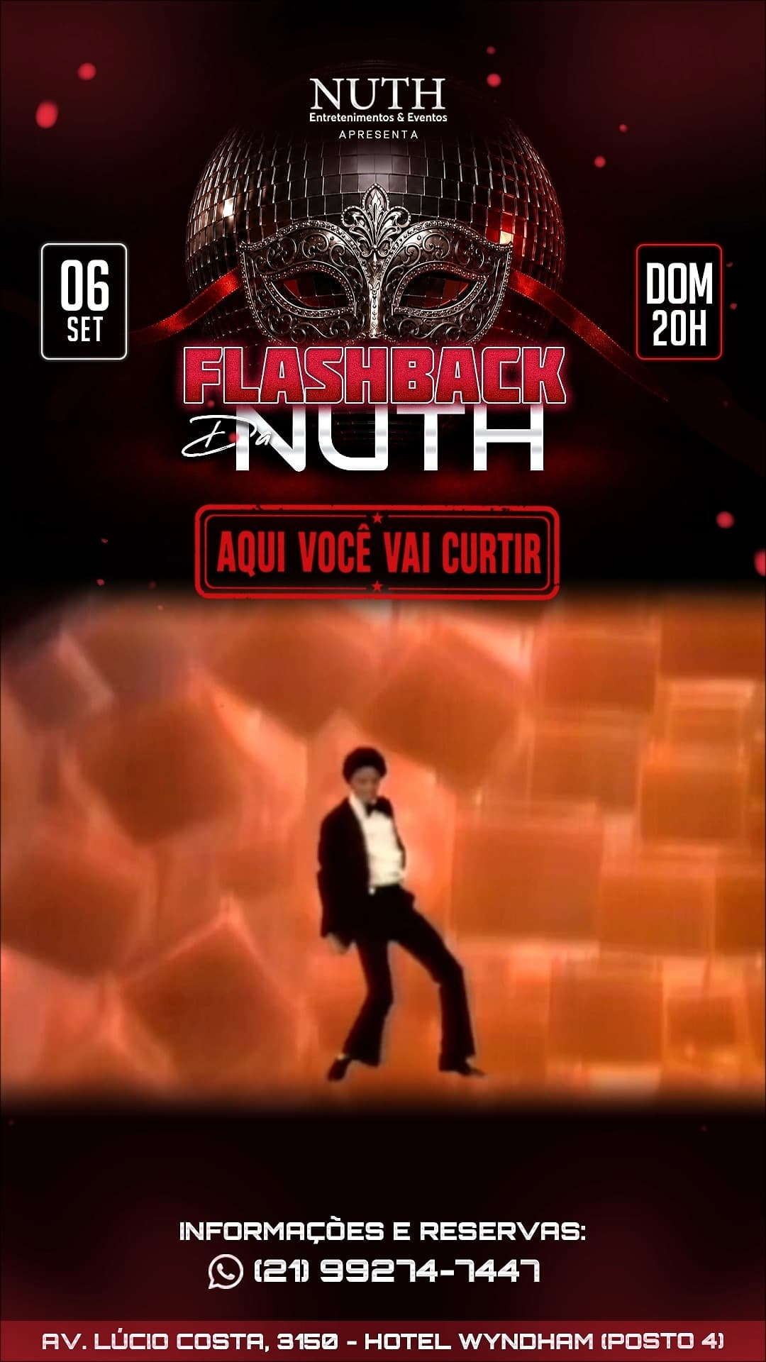 Flyer de Dj Lelo Albuquerque e DJ Marcos Rodrigues