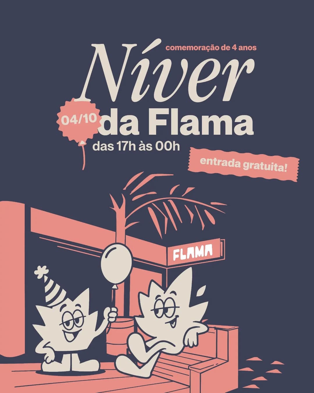 Flyer de DJ MichaCNR, Rodrigo Dias e Banda e mais 2 artistas