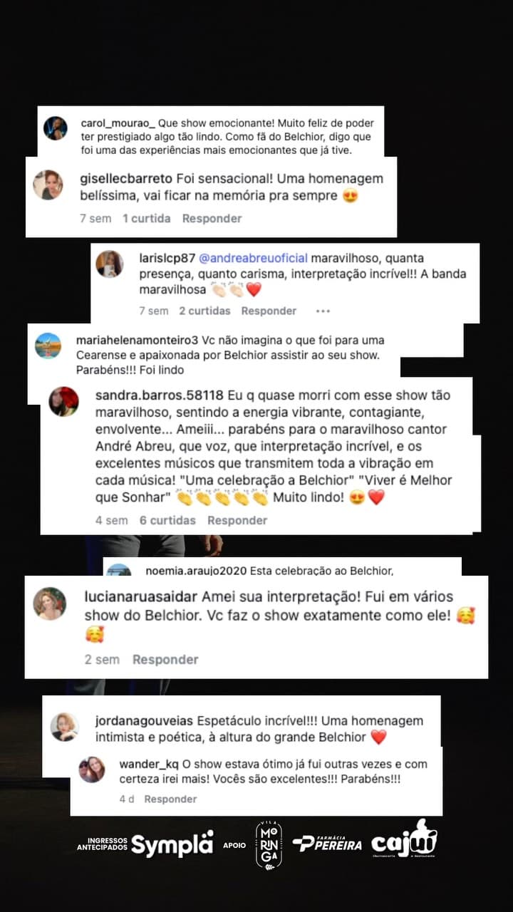 Flyer de André Abreu, Carla Ribeiro e Vinícius Zui