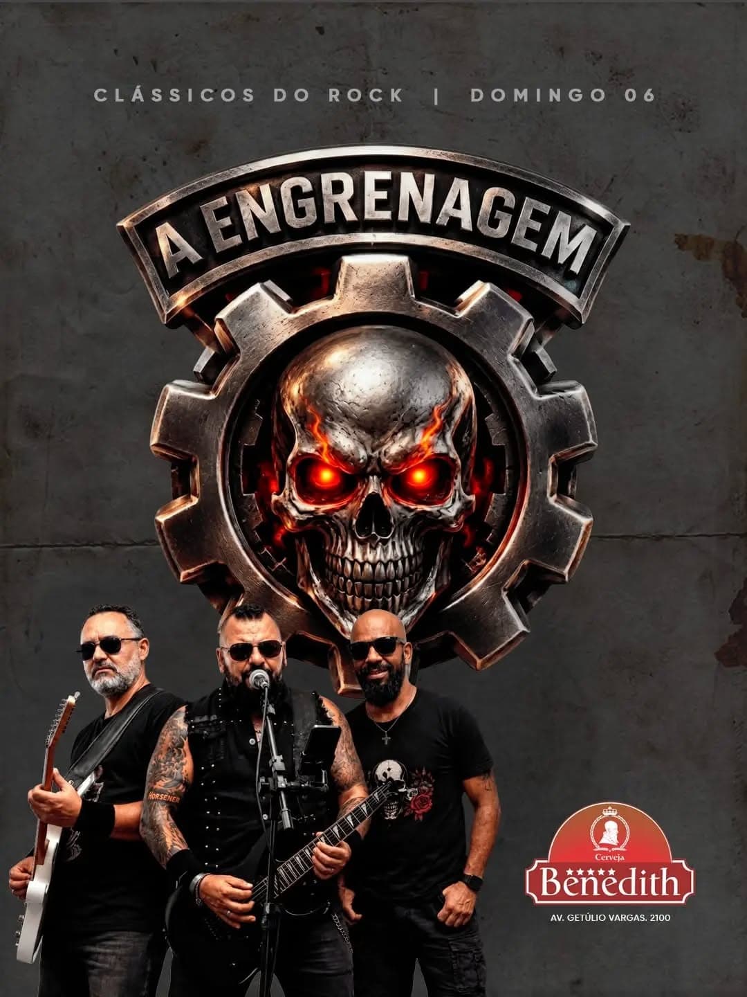 Flyer de Banda A Engrenagem