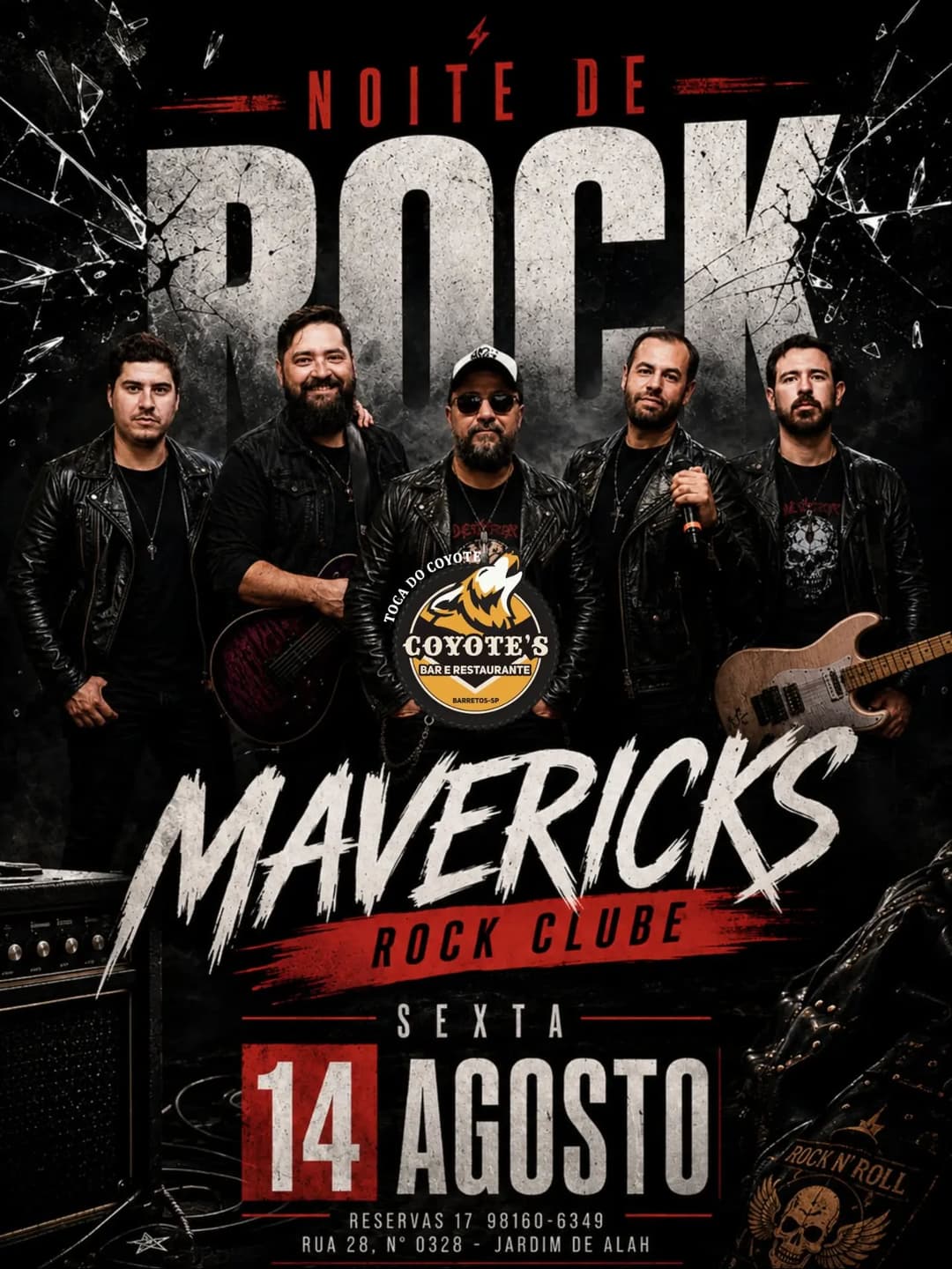 Flyer de Mavericks Rock Club