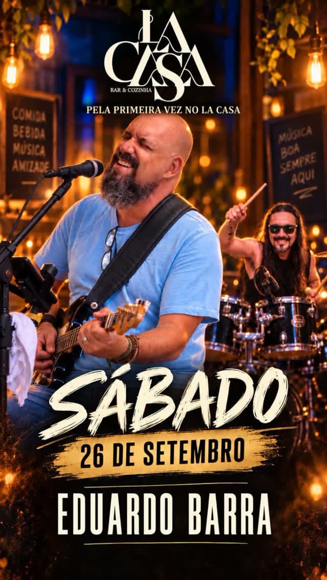 Flyer de Eduardo Barra
