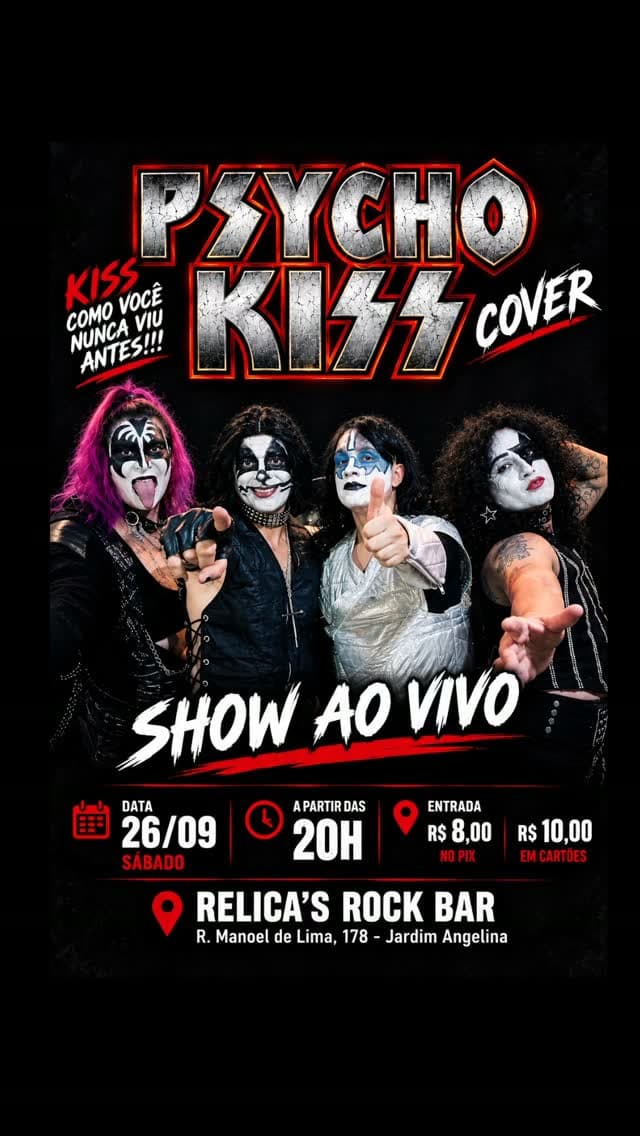 Flyer de Psycho Kiss
