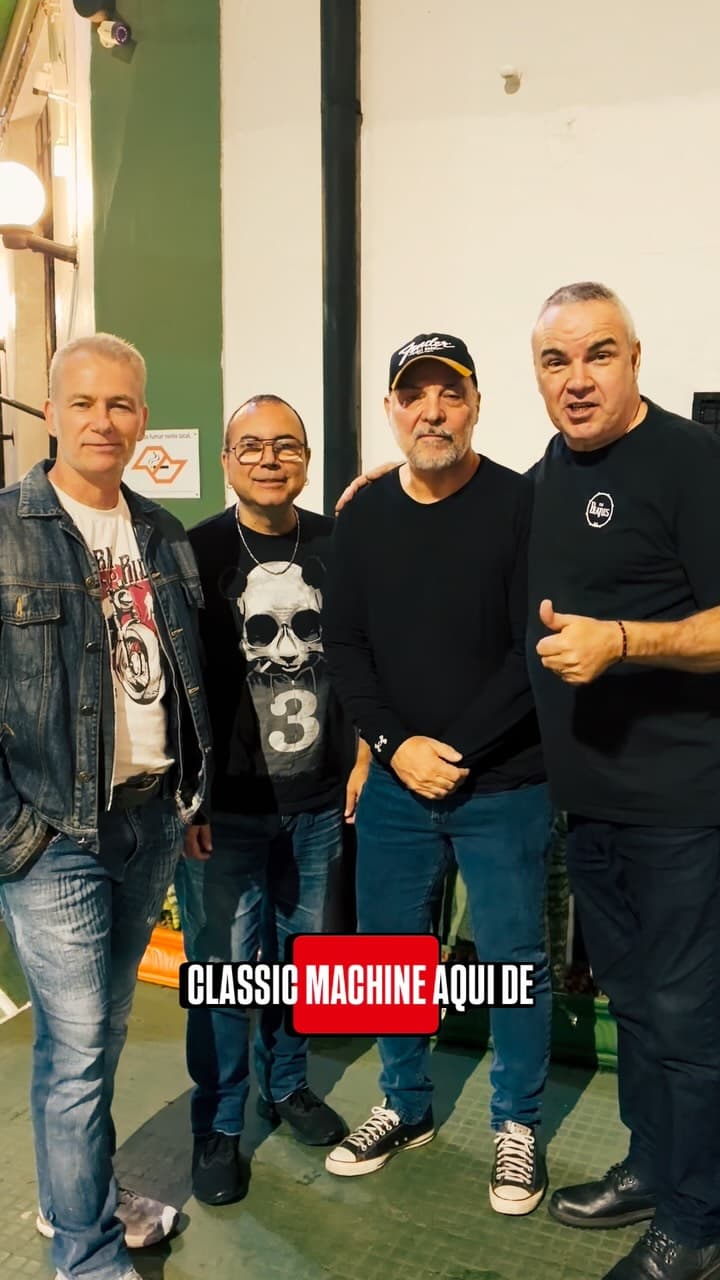 Flyer de Banda Classic Machine