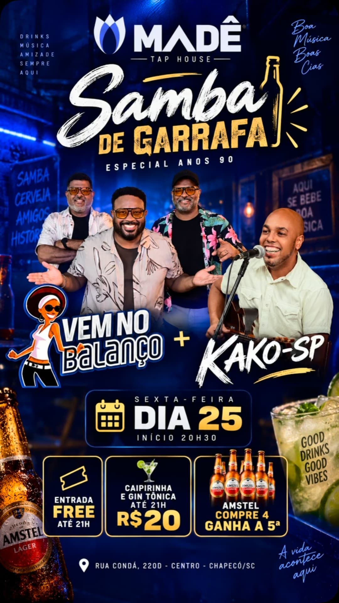 Flyer de Vem no Balanço e Kako-SP