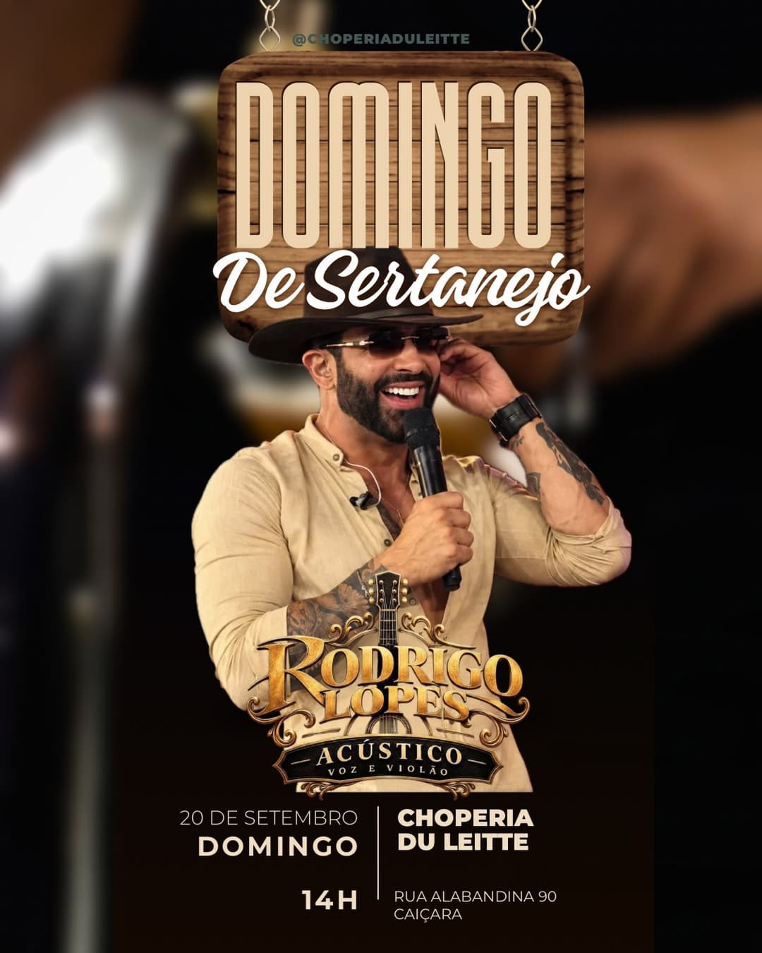 Flyer de Rodrigo Lopes