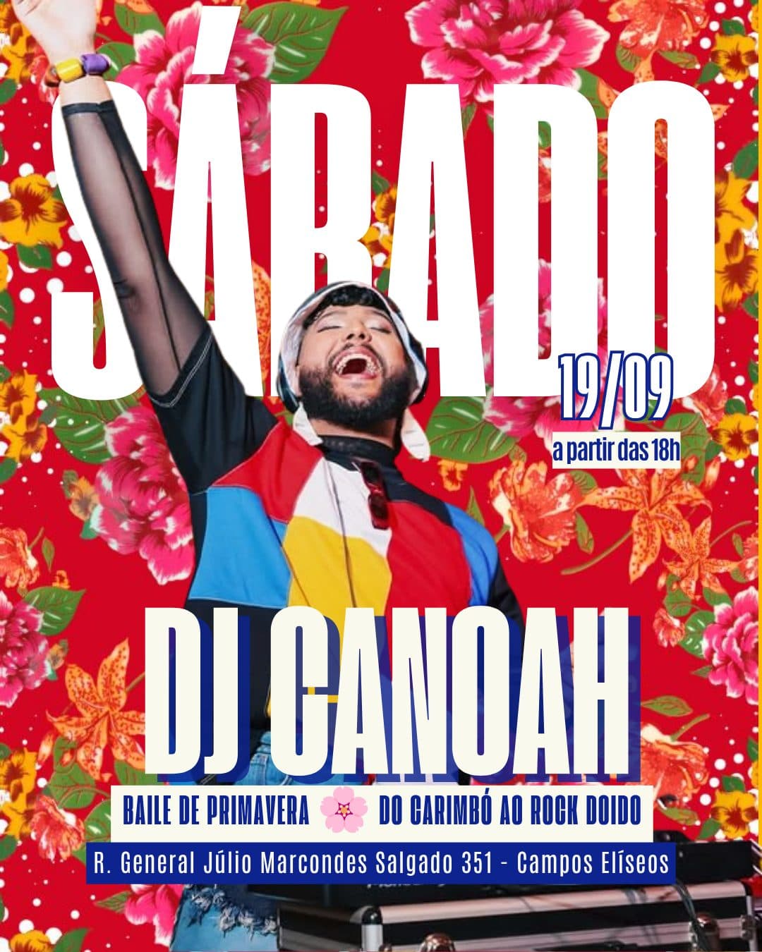 Flyer de Remadas de Canoa