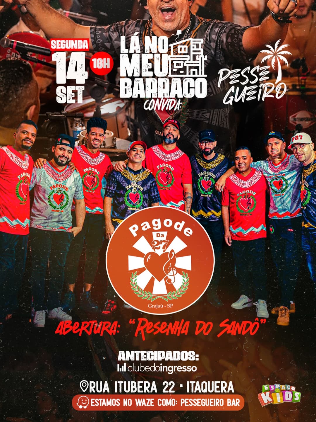 Flyer de Pagode da 27
