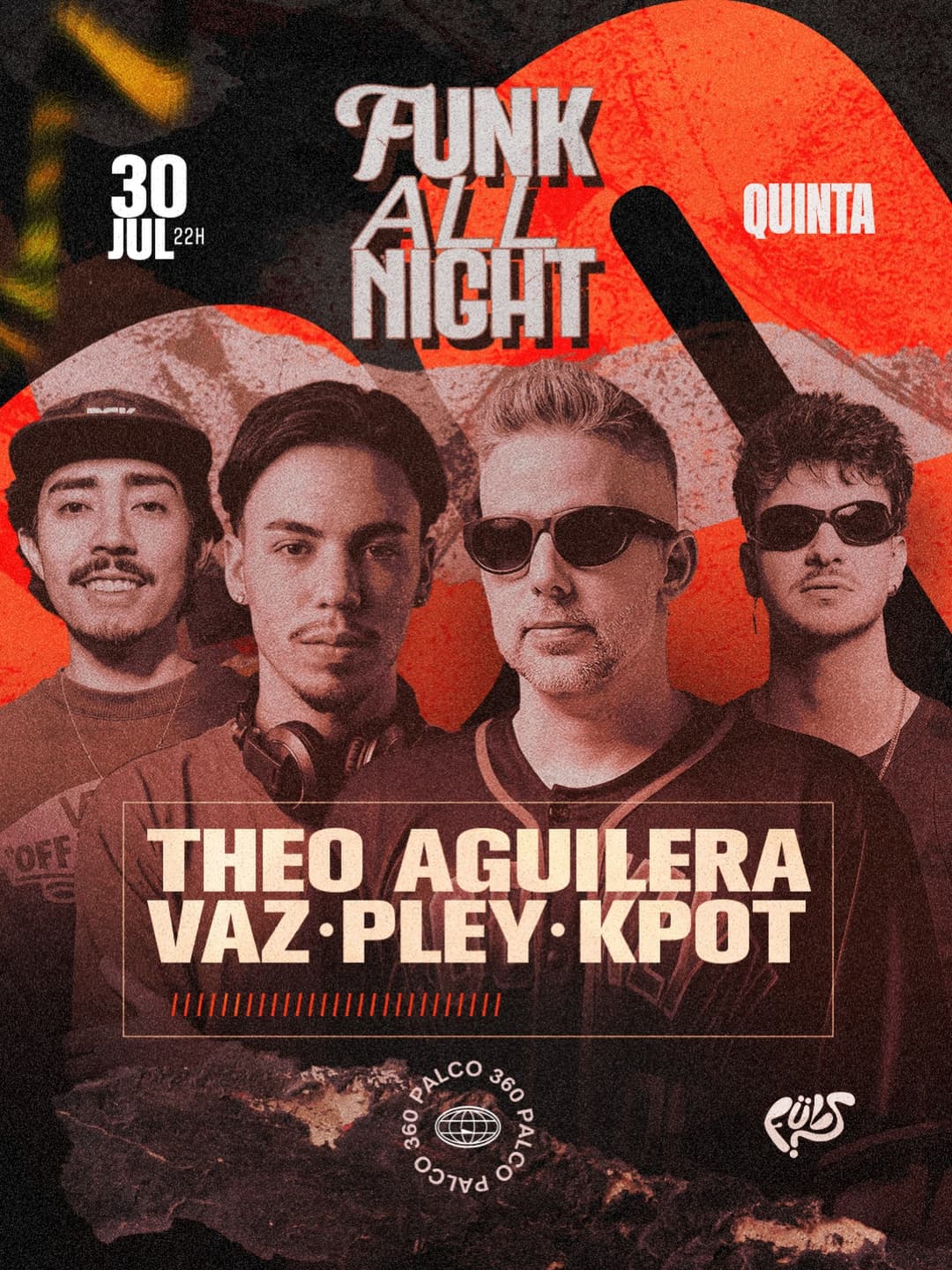 Flyer de Théo Aguilera, Vaz, Pley e Kpot