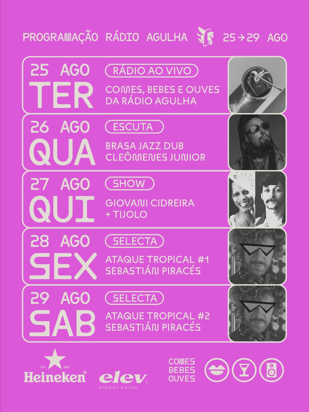 Flyer de Sebastián Piracés