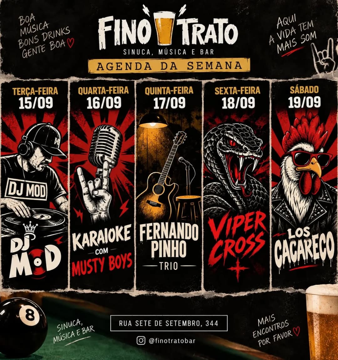 Flyer de Canta Nando