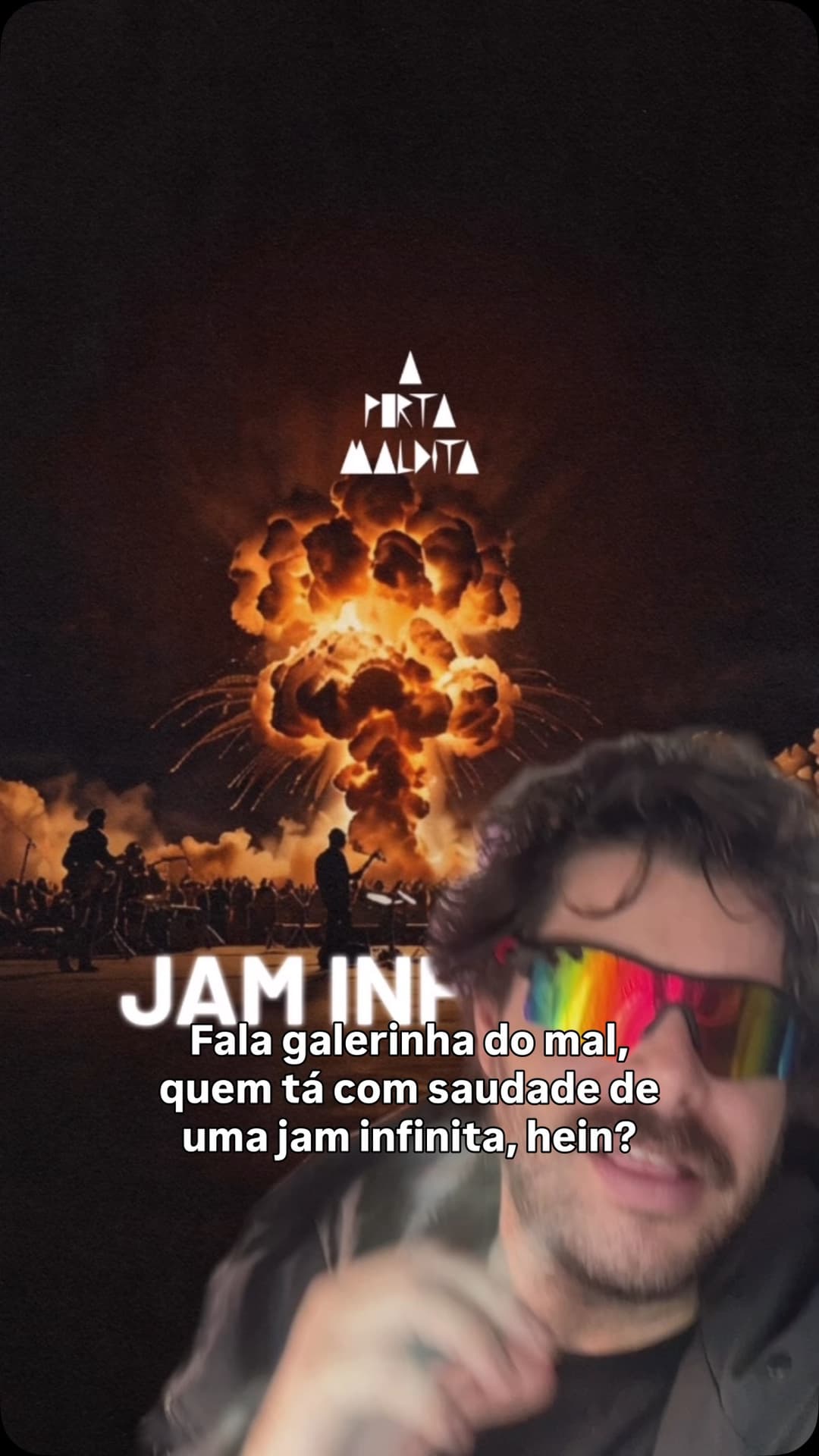 Flyer de JAM INFINITA e PIXTA MALDITA