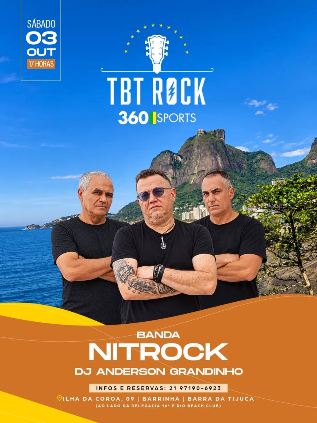 Flyer de Fábio Almeida e DJ Anderson Grandinho