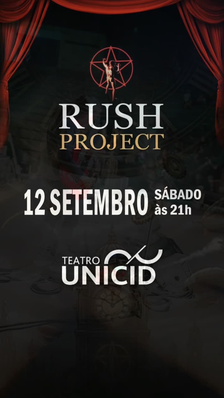 Flyer de Rush Project e Quarteto Strangiato