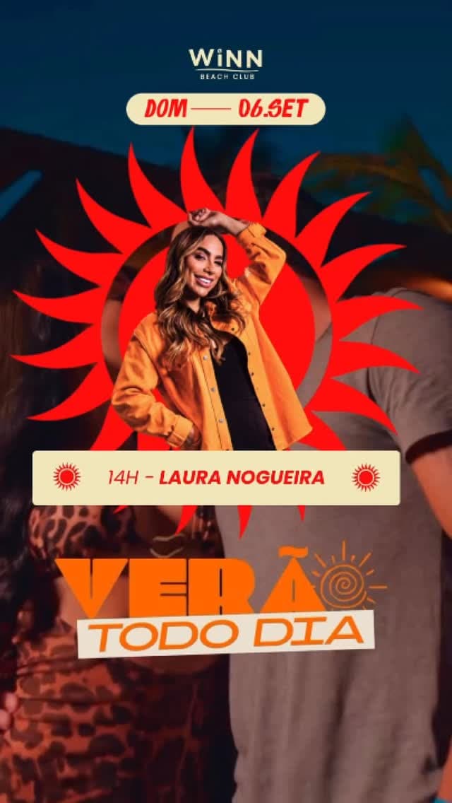Flyer de Laura Nogueira
