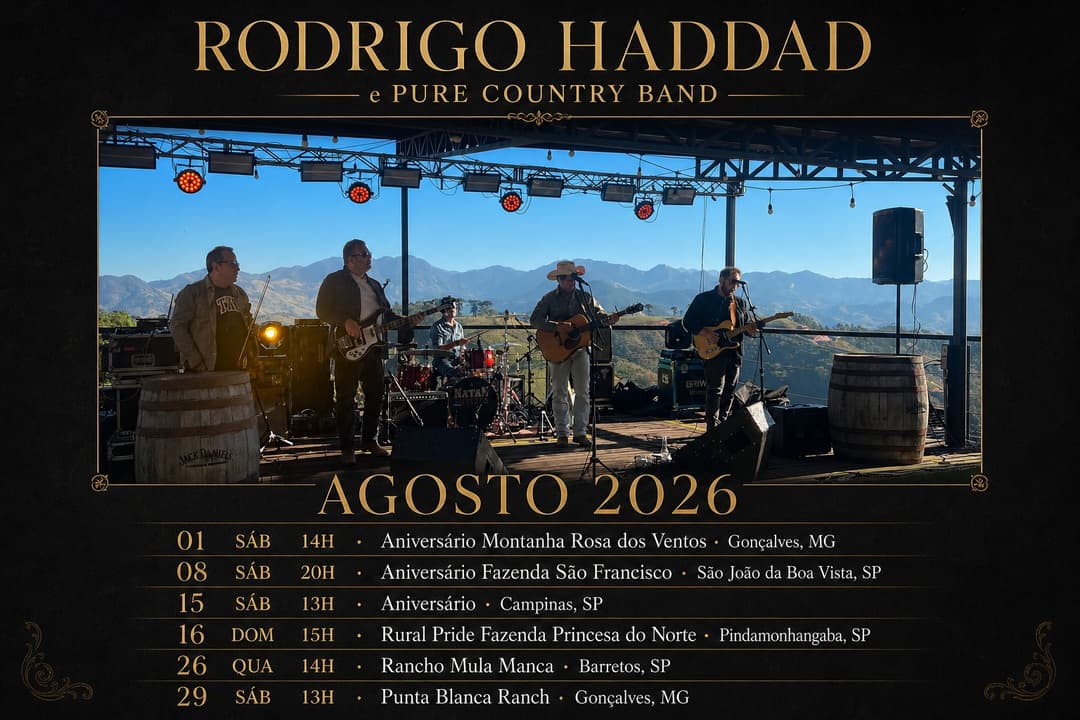 Flyer de Rodrigo Haddad