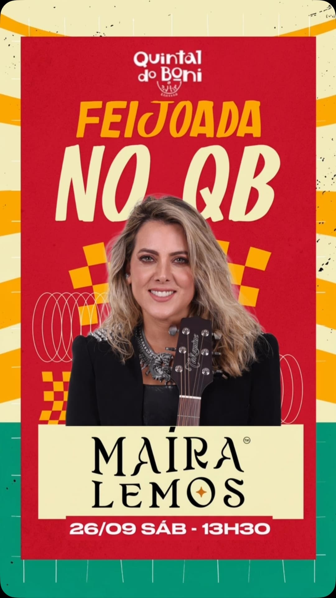 Flyer de Maíra Lemos