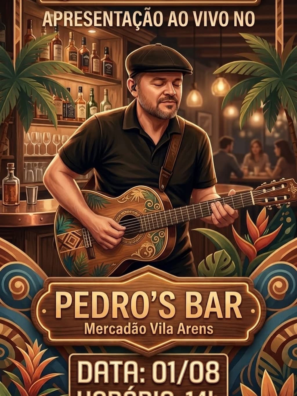 Flyer de Leandro Barros