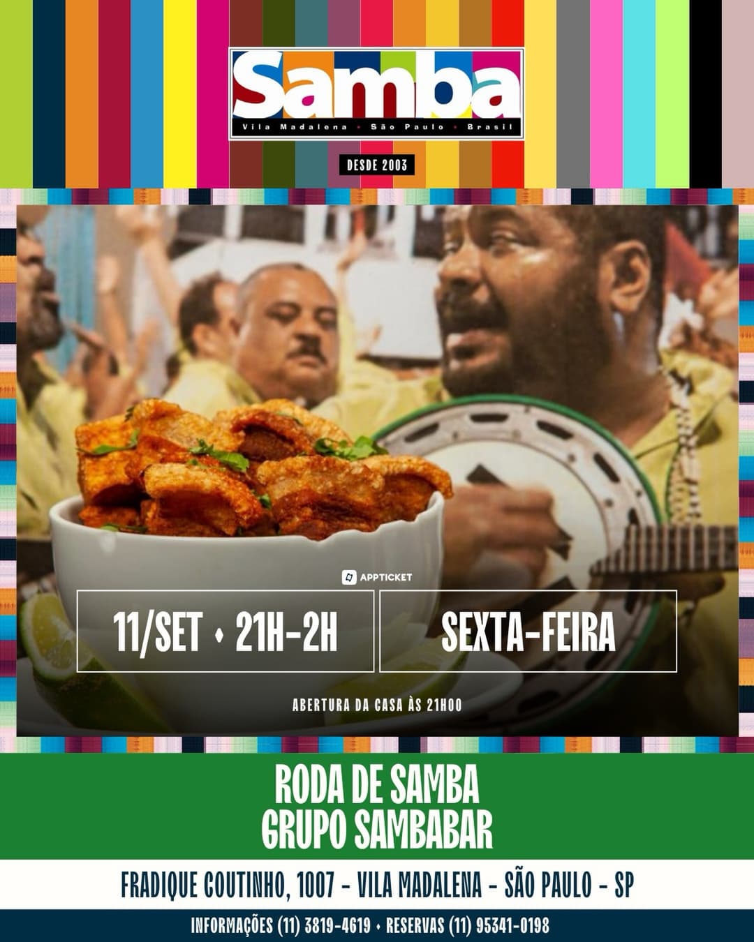 Flyer de SambaBar