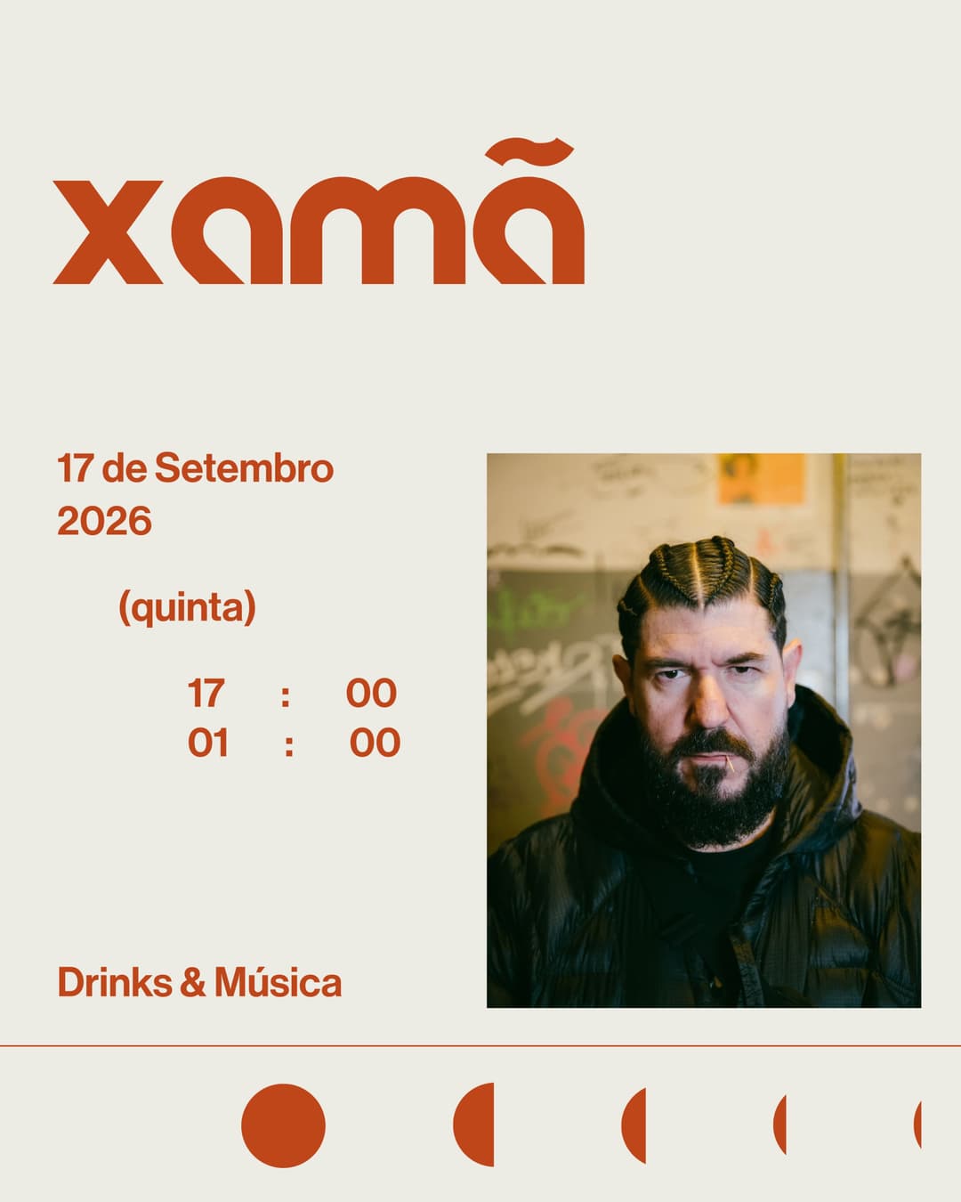 Flyer de DJ Xamã