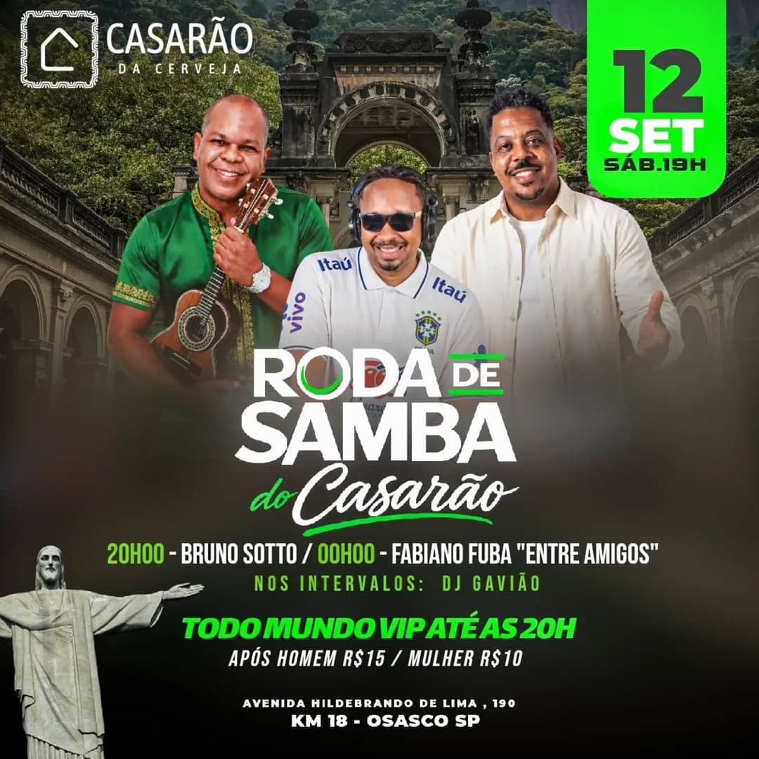 Flyer de Bruno Sotto do Império e Fabiano Fubá
