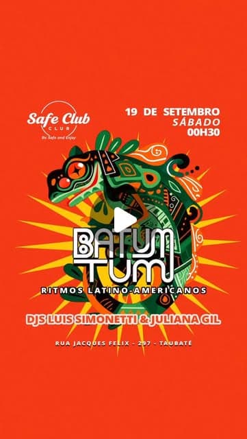 Flyer de Luis Simonetti e Juliana Gil