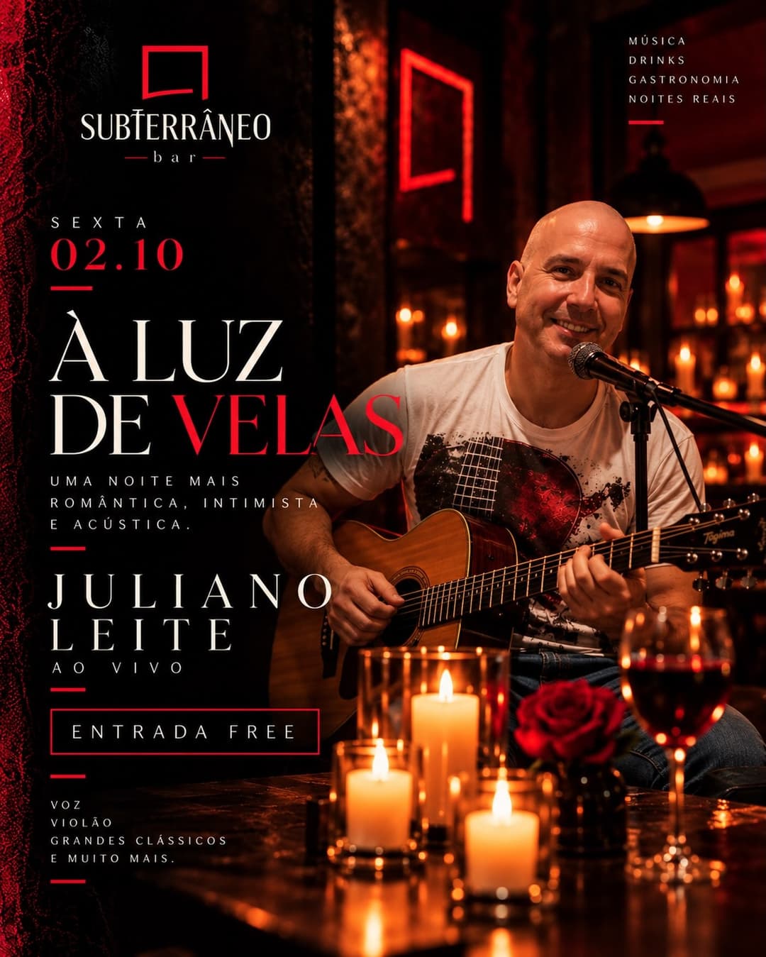 Flyer de Juliano Leite