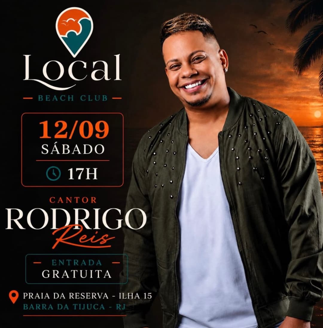 Flyer de Rodrigo Reis