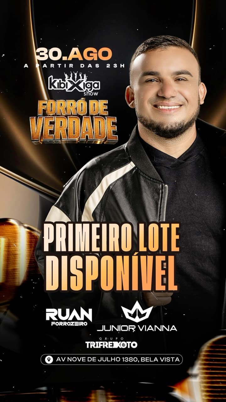 Flyer de Júnior Vianna