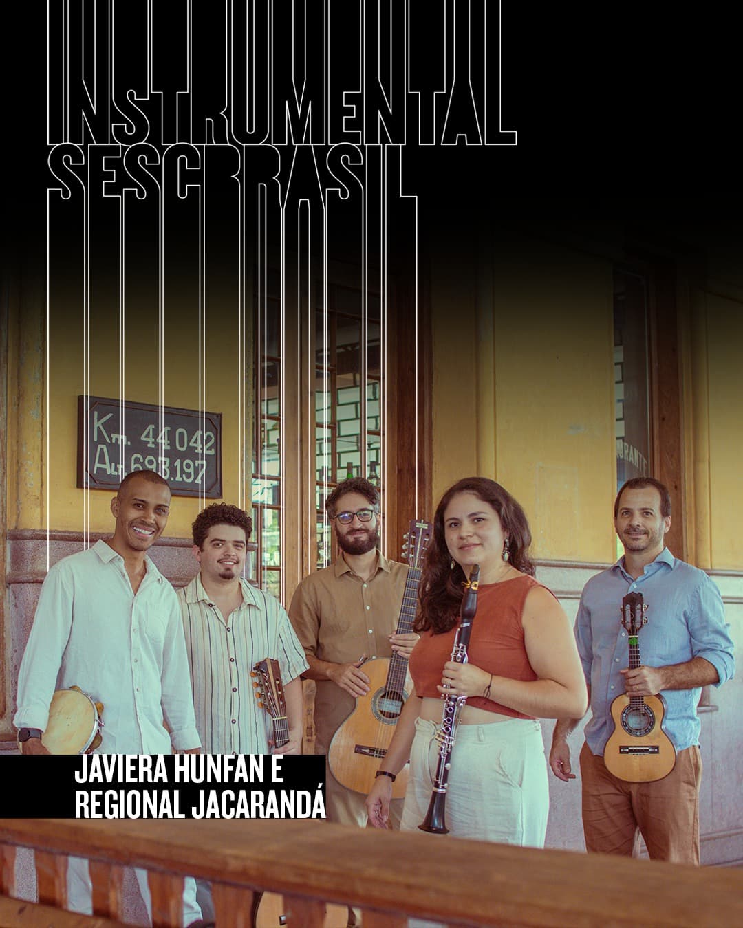 Flyer de Javiera Hunfan e Regional Jacarandá