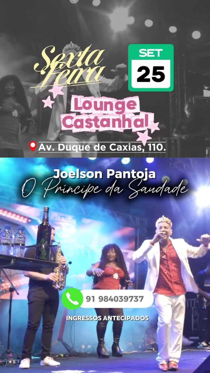 Flyer de Joelson Pantoja O Príncipe