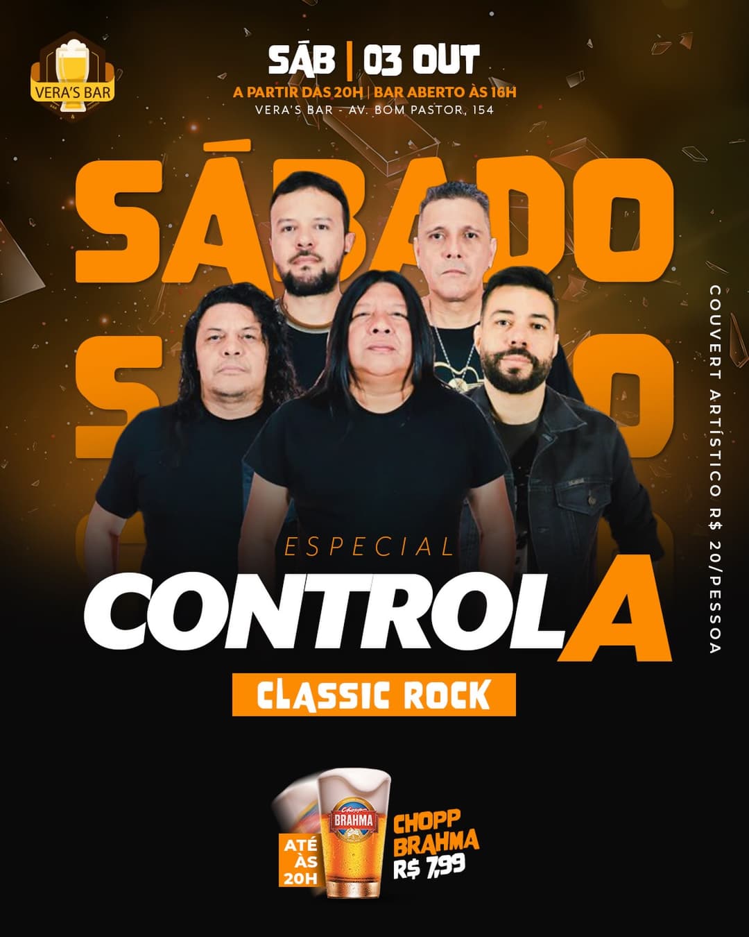 Flyer de Banda Control A